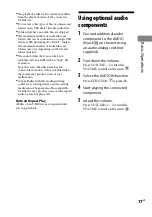 Preview for 17 page of Sony CMT-EH25 Operating Instructions Manual