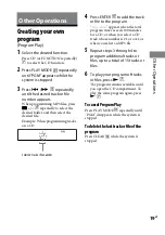 Preview for 19 page of Sony CMT-EH25 Operating Instructions Manual