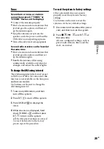 Preview for 25 page of Sony CMT-EH25 Operating Instructions Manual