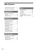 Preview for 4 page of Sony CMT-EH55DAB Operating Instructions Manual