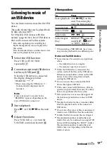 Preview for 17 page of Sony CMT-EH55DAB Operating Instructions Manual