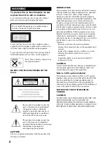 Preview for 2 page of Sony CMT-EP50 Operating Instructions Manual