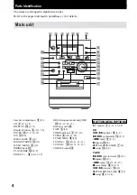 Preview for 4 page of Sony CMT-EP50 Operating Instructions Manual