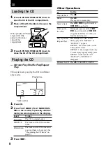 Предварительный просмотр 8 страницы Sony CMT-EP50 Operating Instructions Manual