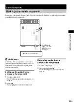 Предварительный просмотр 17 страницы Sony CMT-EP515 - Micro Hi Fi Component System Operating Instructions Manual