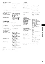 Предварительный просмотр 23 страницы Sony CMT-EP515 - Micro Hi Fi Component System Operating Instructions Manual