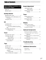 Preview for 3 page of Sony CMT-EP707  (CMTEP707) Operating Instructions Manual