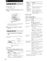 Preview for 8 page of Sony CMT-EP707  (CMTEP707) Operating Instructions Manual