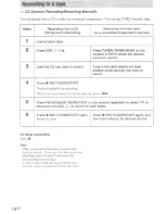 Preview for 14 page of Sony CMT-EP707  (CMTEP707) Operating Instructions Manual