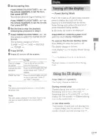 Предварительный просмотр 17 страницы Sony CMT-EP707  (CMTEP707) Operating Instructions Manual