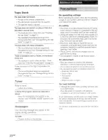 Preview for 20 page of Sony CMT-EP707  (CMTEP707) Operating Instructions Manual