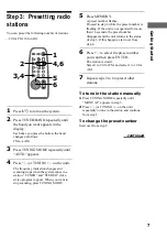 Preview for 7 page of Sony CMT-EX1 - Micro Hi Fi Component System Operating Instructions Manual