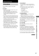 Preview for 17 page of Sony CMT-EX100 Operating Instructions Manual