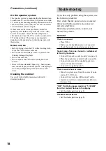 Preview for 18 page of Sony CMT-EX100 Operating Instructions Manual