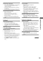 Preview for 19 page of Sony CMT-EX100 Operating Instructions Manual