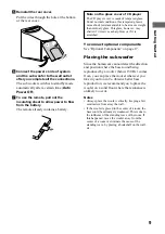 Предварительный просмотр 9 страницы Sony CMT-EX200 - Micro Hi Fi Component System Operating Instructions Manual