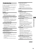 Предварительный просмотр 19 страницы Sony CMT-EX200 - Micro Hi Fi Component System Operating Instructions Manual