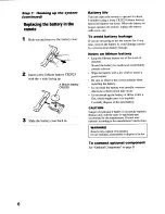 Предварительный просмотр 6 страницы Sony CMT-EX22 - Micro Hi Fi Component System Operating Instructions Manual