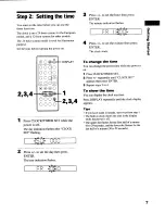 Preview for 7 page of Sony CMT-EX22 - Micro Hi Fi Component System Operating Instructions Manual