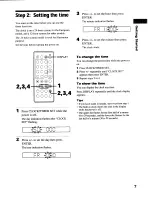 Предварительный просмотр 7 страницы Sony CMT-EX22 - Micro Hi Fi Component System Operating Instructions Manual