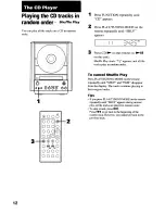 Preview for 12 page of Sony CMT-EX22 - Micro Hi Fi Component System Operating Instructions Manual