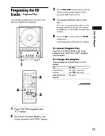 Preview for 13 page of Sony CMT-EX22 - Micro Hi Fi Component System Operating Instructions Manual