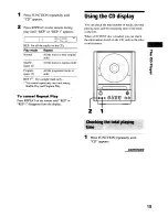 Preview for 15 page of Sony CMT-EX22 - Micro Hi Fi Component System Operating Instructions Manual