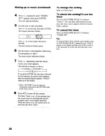 Preview for 20 page of Sony CMT-EX22 - Micro Hi Fi Component System Operating Instructions Manual