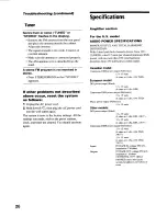 Preview for 26 page of Sony CMT-EX22 - Micro Hi Fi Component System Operating Instructions Manual