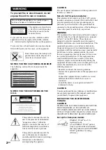 Preview for 2 page of Sony CMT-EX5 - Micro Hi Fi Component System Operating Instructions Manual