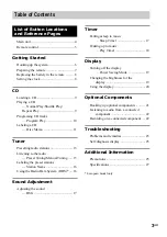 Preview for 3 page of Sony CMT-EX5 - Micro Hi Fi Component System Operating Instructions Manual