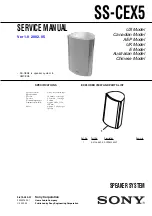 Предварительный просмотр 65 страницы Sony CMT-EX5 - Micro Hi Fi Component System Service Manual