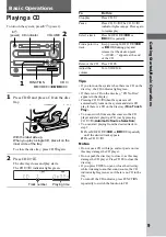 Preview for 9 page of Sony CMT-F3MD Operating Instructions Manual