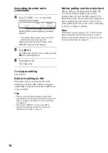 Preview for 14 page of Sony CMT-F3MD Operating Instructions Manual