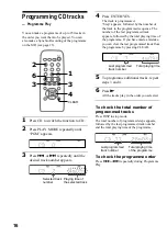 Preview for 16 page of Sony CMT-F3MD Operating Instructions Manual