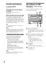 Предварительный просмотр 26 страницы Sony CMT-F3MD Operating Instructions Manual