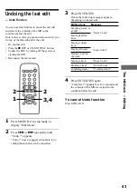 Preview for 43 page of Sony CMT-F3MD Operating Instructions Manual