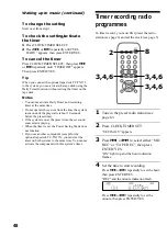 Preview for 48 page of Sony CMT-F3MD Operating Instructions Manual