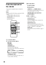 Preview for 60 page of Sony CMT-F3MD Operating Instructions Manual