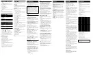 Preview for 2 page of Sony CMT-FX250 Operating Instructions