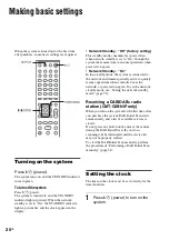 Preview for 20 page of Sony CMT-G2BNIP Operating Instructions Manual