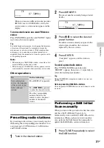 Предварительный просмотр 31 страницы Sony CMT-G2BNIP Operating Instructions Manual