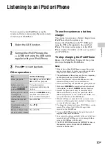 Preview for 33 page of Sony CMT-G2BNIP Operating Instructions Manual