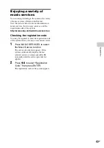 Preview for 43 page of Sony CMT-G2BNIP Operating Instructions Manual