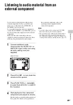 Preview for 49 page of Sony CMT-G2BNIP Operating Instructions Manual