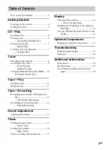 Предварительный просмотр 3 страницы Sony CMT-GP5 - Micro Hi Fi Component System Operating Instructions Manual