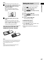 Предварительный просмотр 5 страницы Sony CMT-GP5 - Micro Hi Fi Component System Operating Instructions Manual