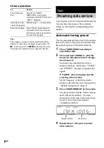 Preview for 8 page of Sony CMT-GP5 - Micro Hi Fi Component System Operating Instructions Manual