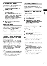 Preview for 9 page of Sony CMT-GP5 - Micro Hi Fi Component System Operating Instructions Manual