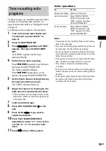 Предварительный просмотр 15 страницы Sony CMT-GP5 - Micro Hi Fi Component System Operating Instructions Manual